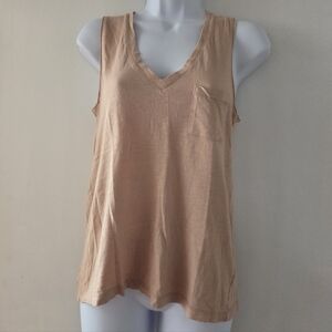 Madewell Whisper Cotton Tank V-neck XS